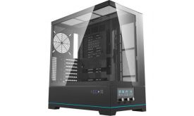 Darkflash DY451 számítógépház ventilátorok nélkül (fekete) (DY451 BLACK WITHOUT)